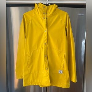Women’s Herschel Supply Company Yellow Rain Jacket size L